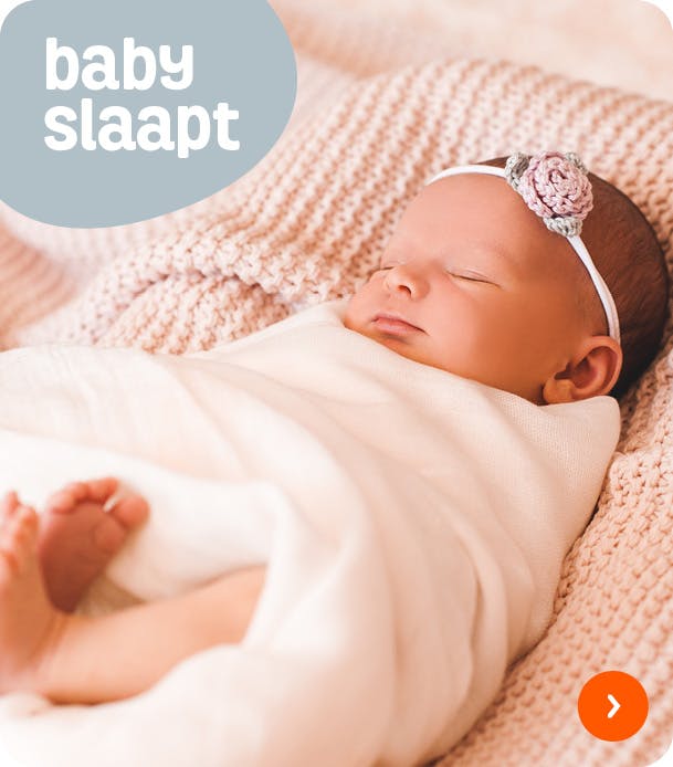 Babyboek - Baby slaapt