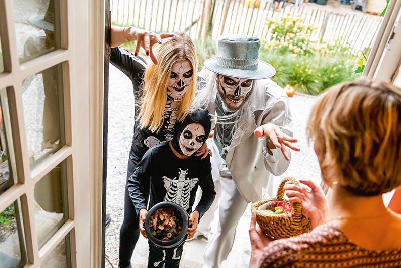 Trick or Treat tocht Halloween Trick or Treat tocht Halloween