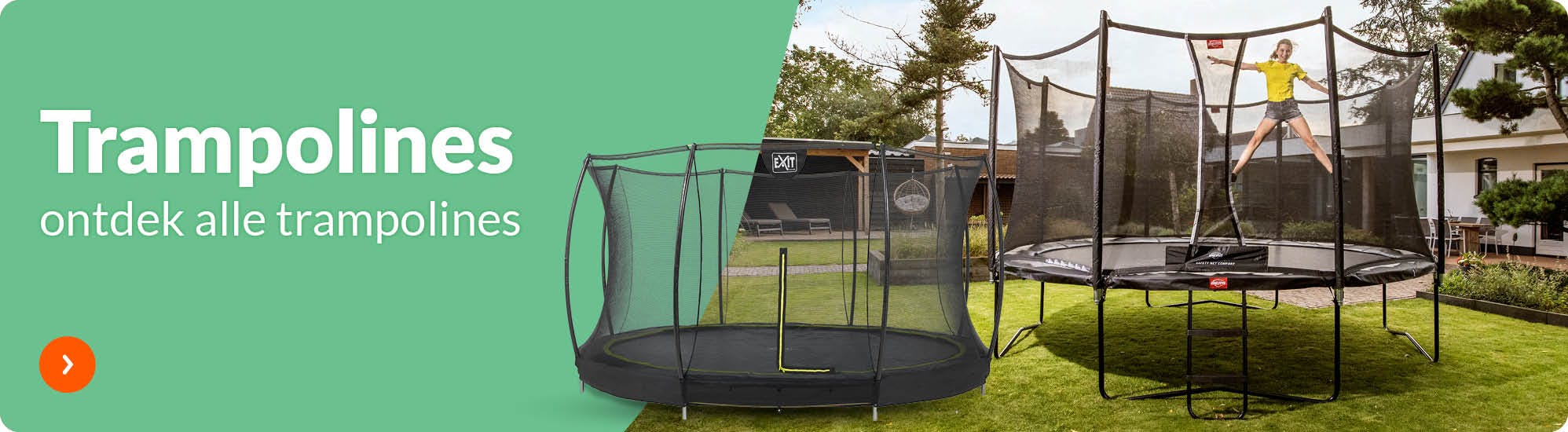 Tijd Sluit een verzekering af proza Trampoline kopen? Ontdek alle trampolines op Fun.be