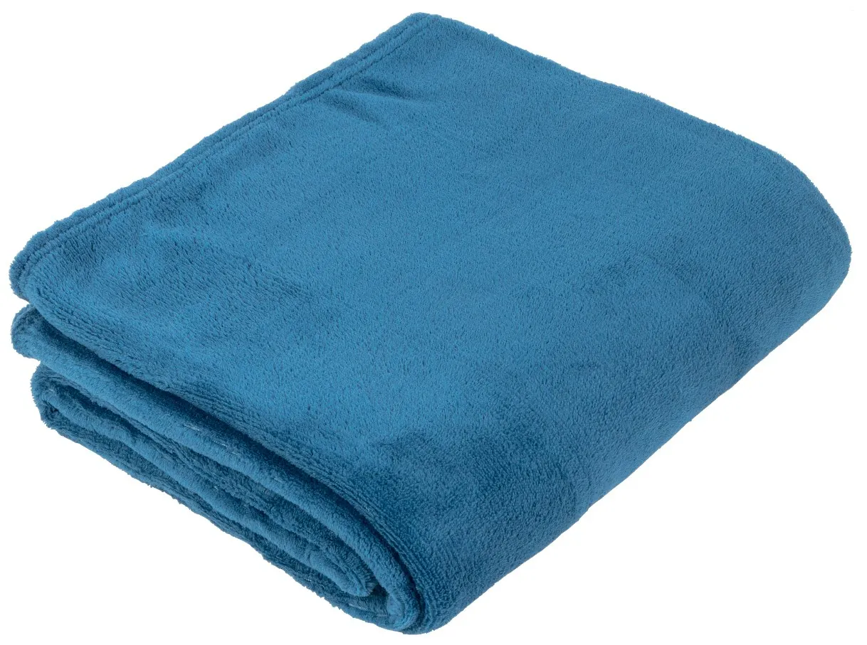 Pago Poco Plaid En Microfibre Souple Motif Drapeau Angleterre 130 X 160 Cm