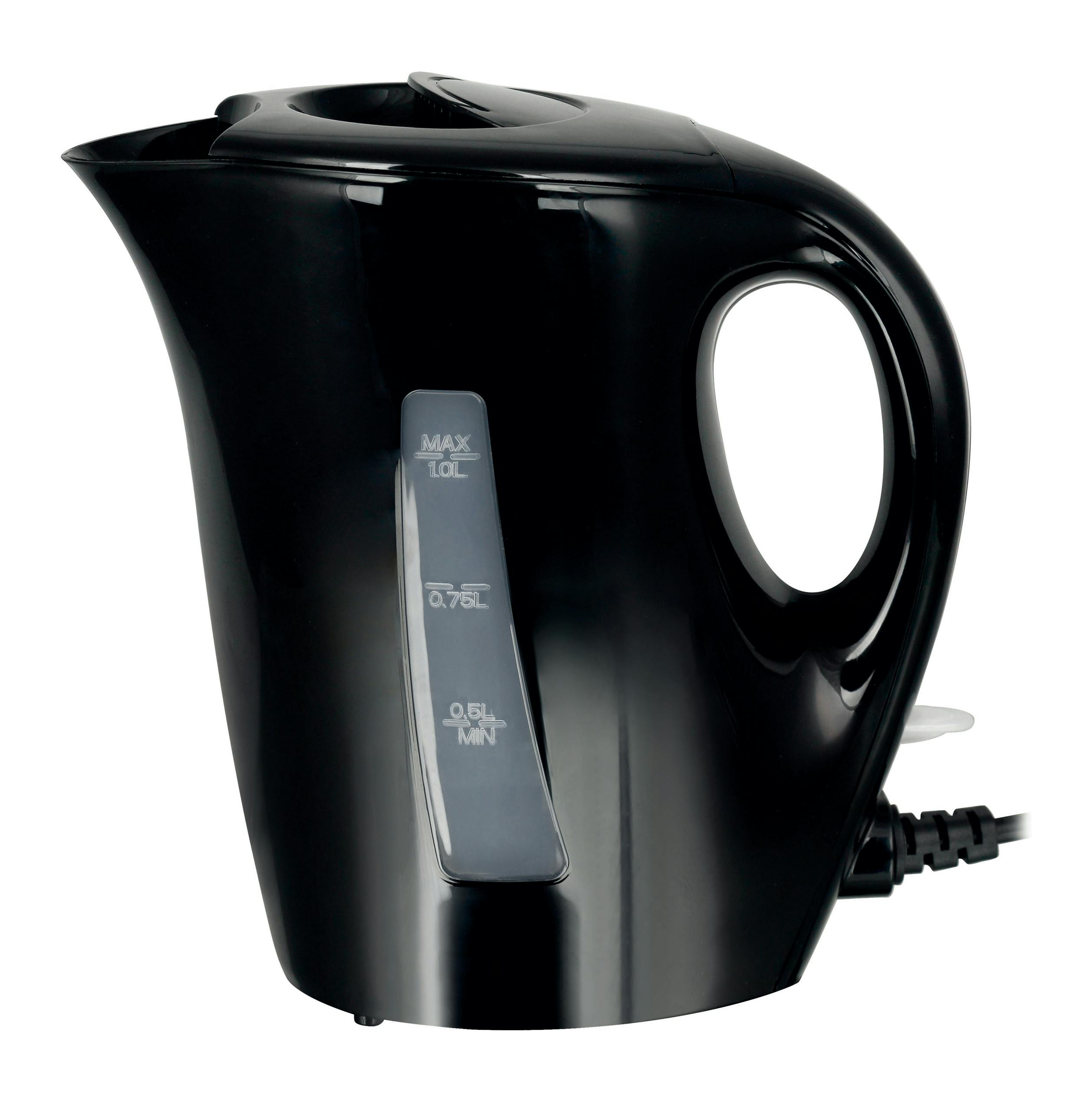 MAESTRO Bouilloire Noire 1L 1000W|Trafic.com