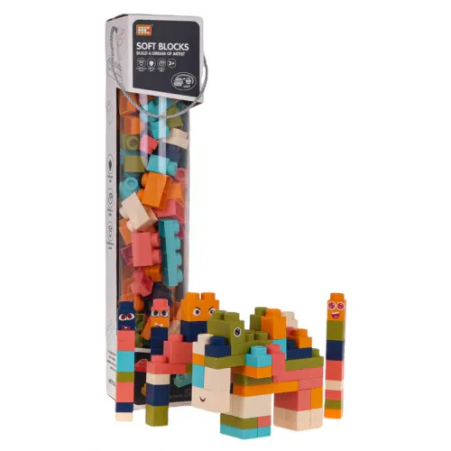 Peluche éducative 6 Blocs Chiffres - Jouet Souple Pour Apprendre En S'amusant