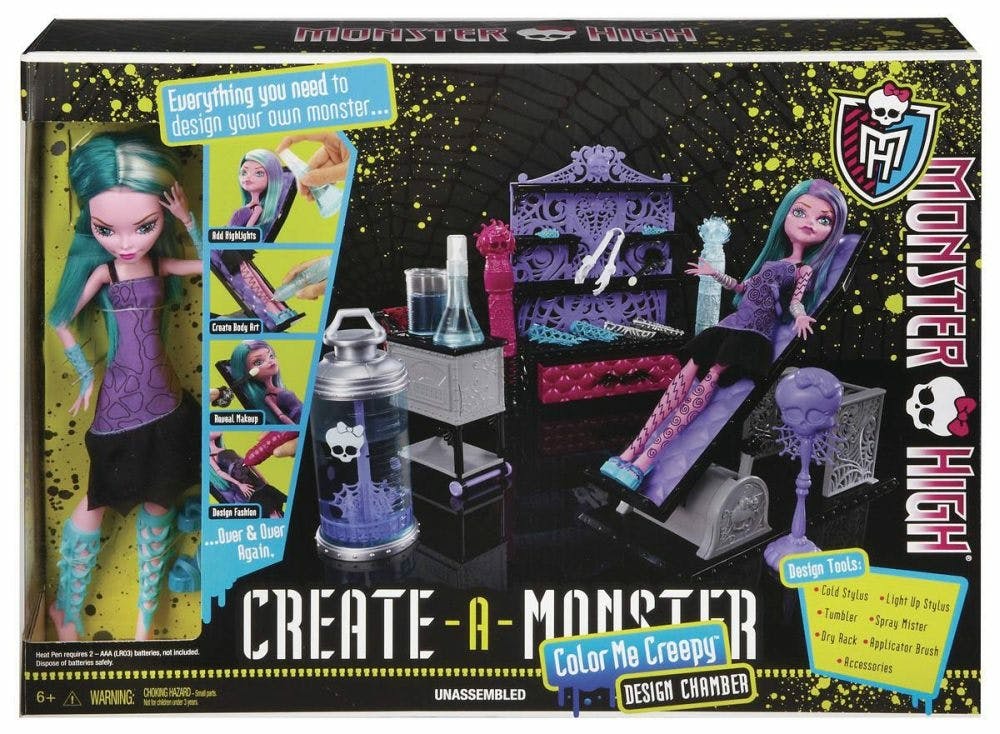 maandag tij Mart Monster High Design Studio