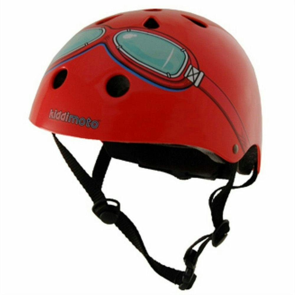 India heet tragedie Kiddi Moto Helm Red Goggle Small