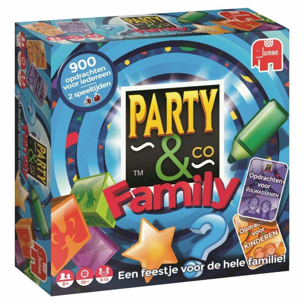 dek Genre stropdas Party & Co Family - Bordspel