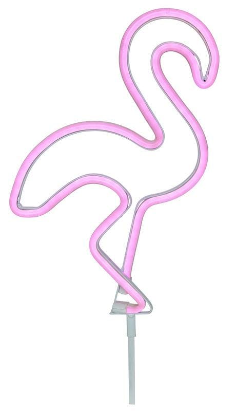 optocht Kostuums Sluit een verzekering af Led Flamingo Verlichting 36 cm