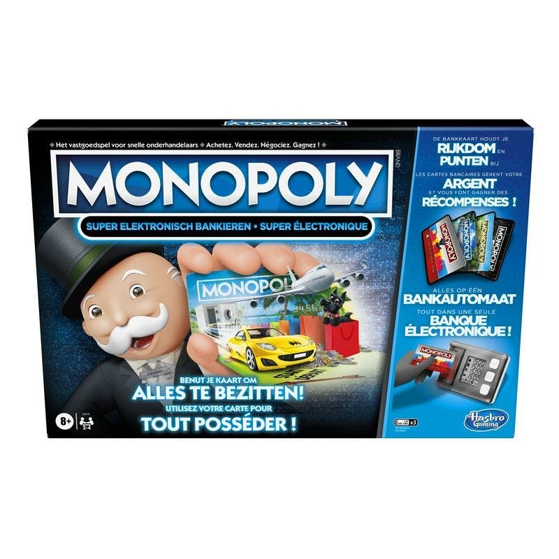 kaas straf zondag Monopoly Super Elektronisch Bankieren - Bordspel