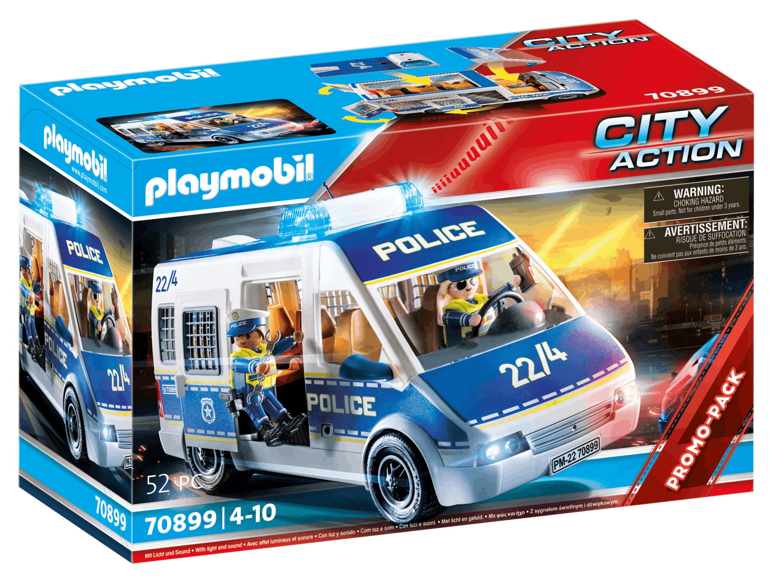 muis Generaliseren Kind PLAYMOBIL City Action Politieauto Met Licht En Geluid - 70899