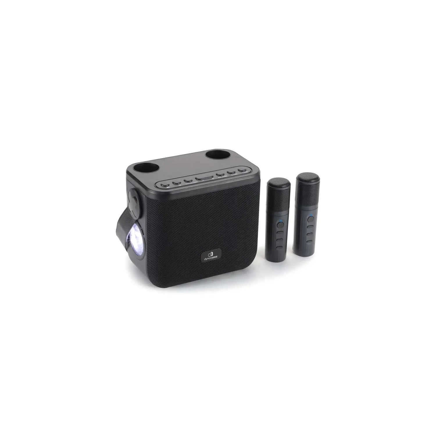Enceinte Karaoké Dynabass DBE50 - 10W Bluetooth 2 Micros Sans Fil