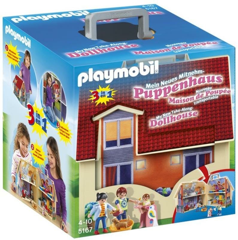 Schuur vriendelijk Kostuums Speelgoed : Van Playmobil Dollhouse, Meeneem Poppenhuis 5167 Goedkoopst