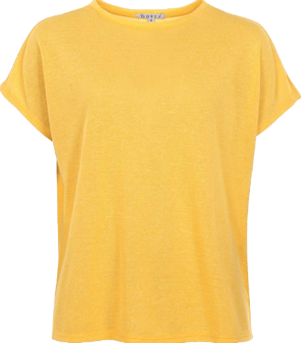 ôdrey T-shirt Lin Jaune Femme