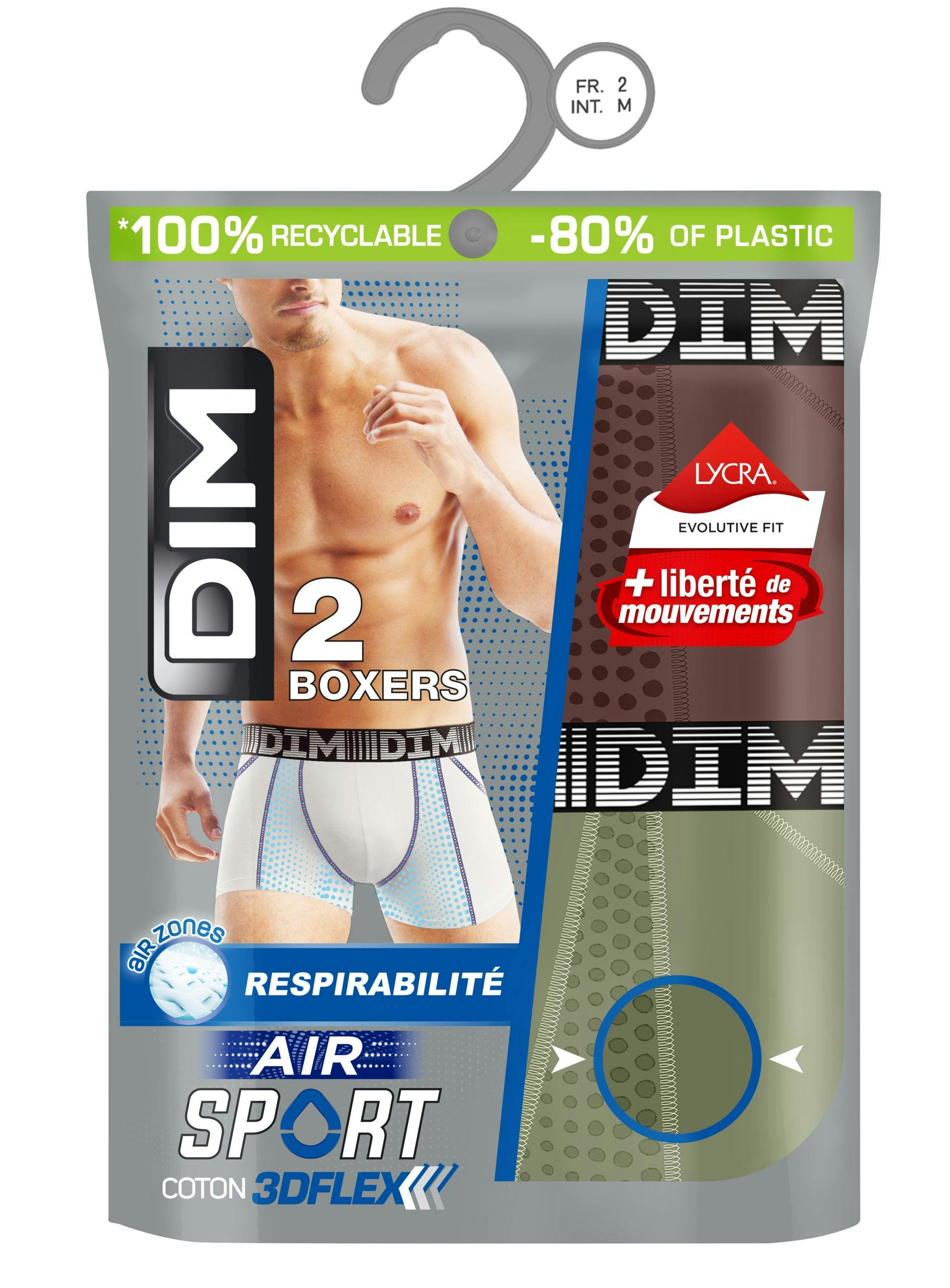 Dim Boxer 3d Flex Air Bruin/kaki