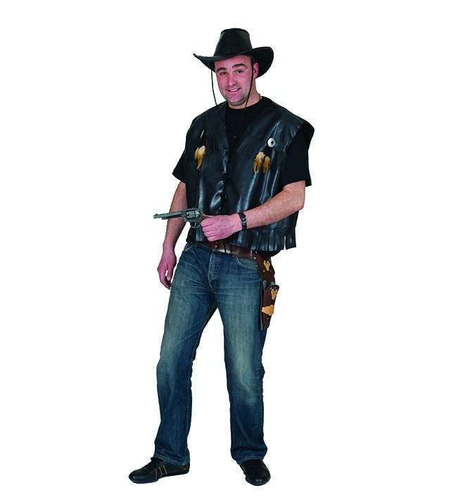 vezel referentie Denken Kostuum Cowboy Vest - Maat 52-54