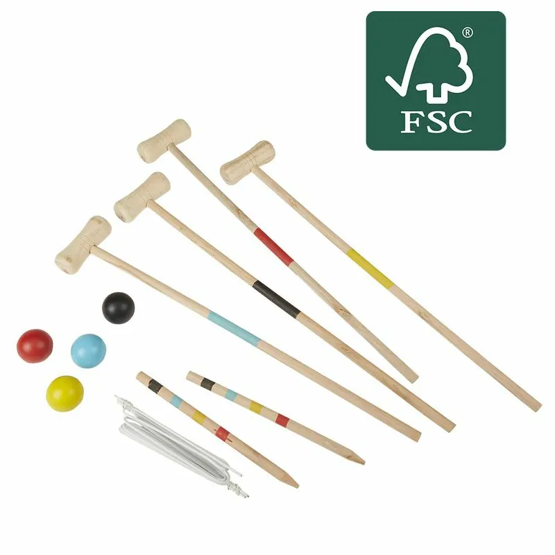 Tapis Croquet En Mousse Tatamiz - 39 Dalles + 2 Balles + Club | Jeu Intérieur/Extérieur Enfant 3 Ans