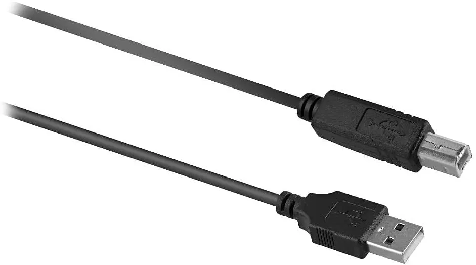 Câble USB 2.0 Type A/B M/M 1,80 M - Pour Imprimante, Scanner - Neuf, Couleur Grise