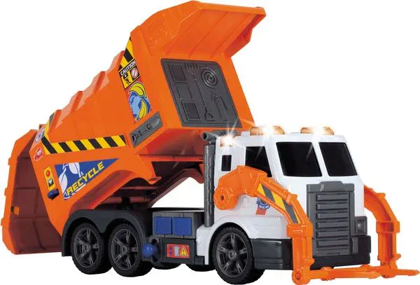 DICKIE CITY HEROES - CAMION DE RECYCLAGE SONS ET LUMIÈRES (30 CM