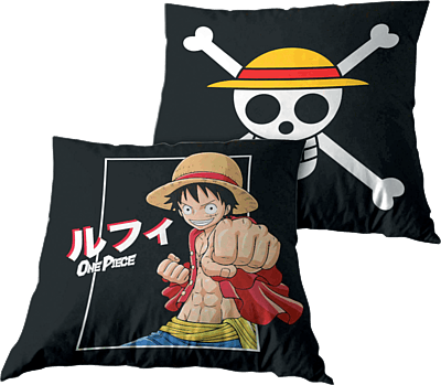 Bouwen op bijnaam Piraat One Piece Kussen 35x35 cm