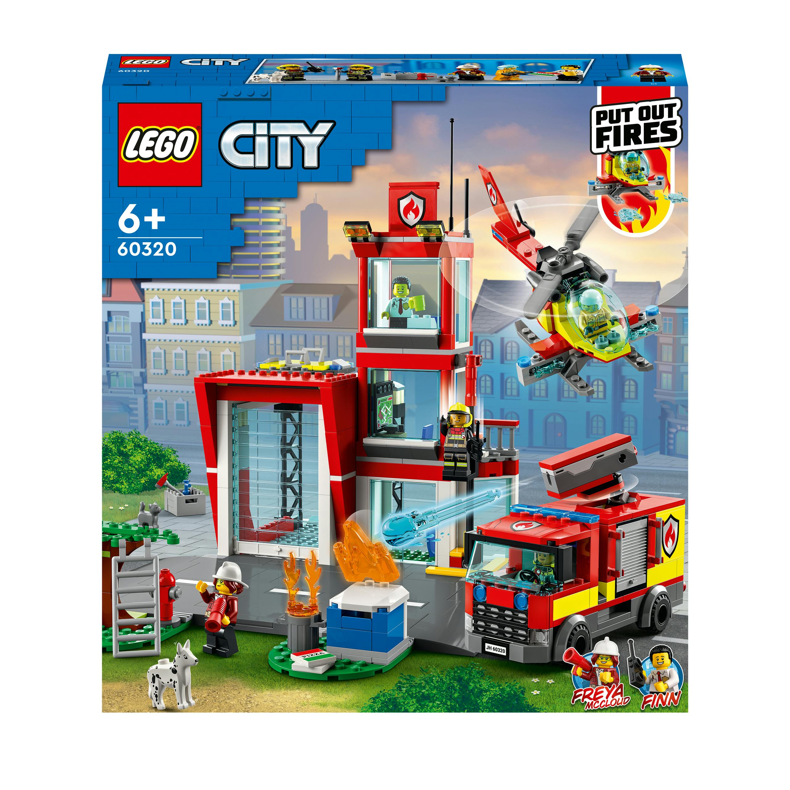 geboren consumptie Structureel LEGO City Brandweerkazerne (60320)