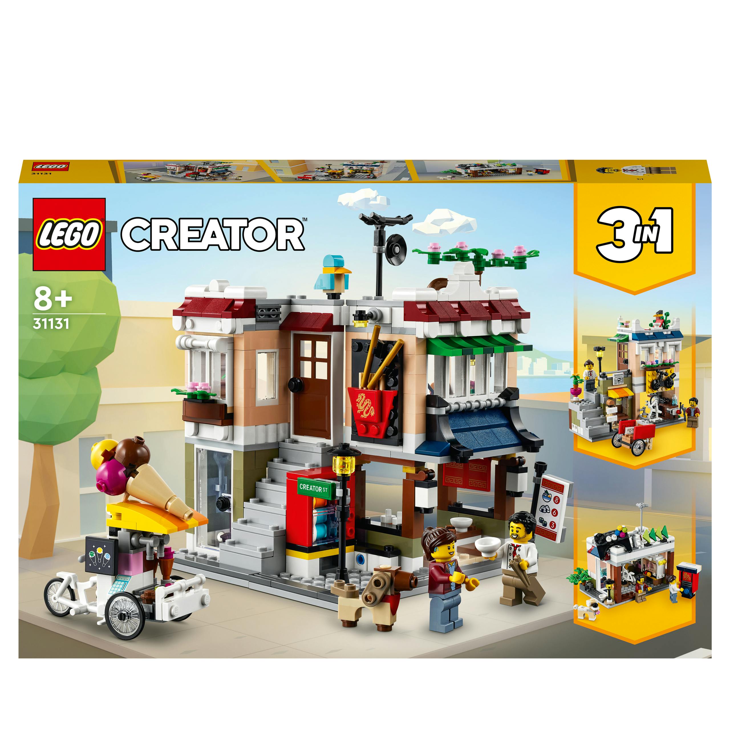 bewonderen rijk Luxe LEGO Creator 3 in 1 Noedelwinkel in de stad (31131)