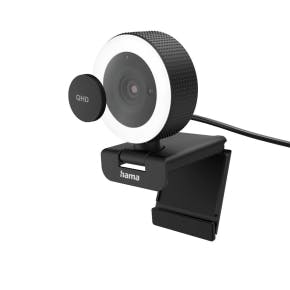 Webcam Avec Lumière Annulaire "c-800 Pro" Qhd Avec Télécommande