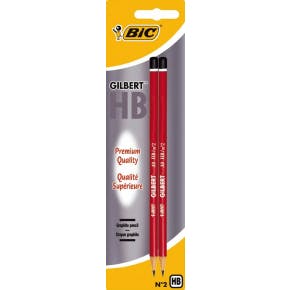 Bic - 2 Crayons Hb Graphite Gilbert Moyen