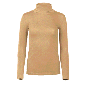 Sous-pull Dame Camel 