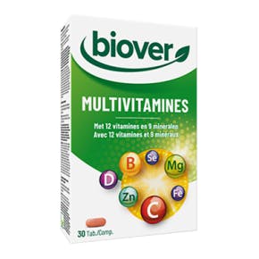 Biover Multivitamines 30 Comprimés 