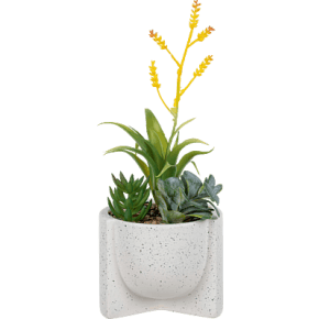 Plante Artificielle Pot Céramique Blanc