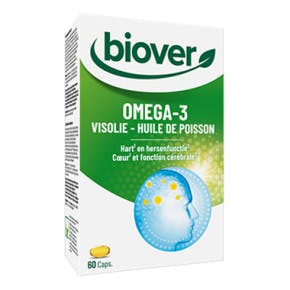 Biover Oméga-3 Huille De Poisson 60 Caps. 