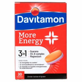 Davitamon More Energy 3-en-1 30 Comprimés