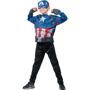 Set Captain America Plastron Et Masque