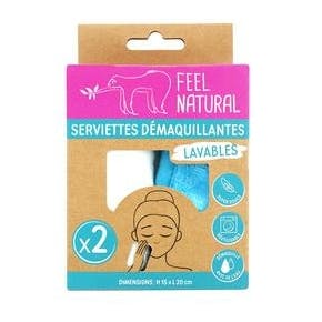 Make-up Remover Wipes X2 - Feel Natural