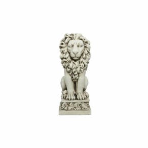 Statue Lion Sur Socle 61 Cm