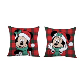 Mickey & Minnie Mouse Kussen Fluweel Kerstmis 40 Cm