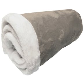 Plaid Flanelle Sherpa Simply Taupe 150x200 Cm
