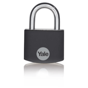 Yale Cadenas Aluminium 32mm Anse Acier Cémenté Noir