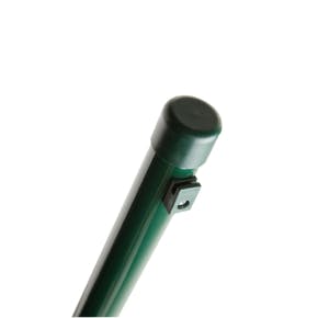 Poteau Rond Avec Guide-fil Vert 40mm X 175cm