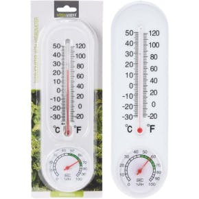Progarden 2-in-1 Thermometer Hygrometer 22x6cm