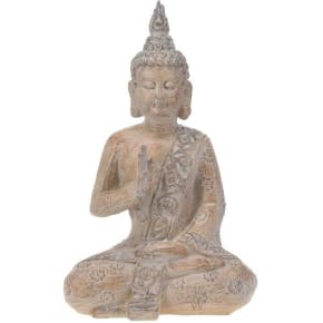 Figurine Décorative Bouddha En Polyrésine - 25.5x16x40cm