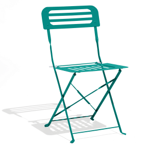 Chaise Rio Metal Bleu