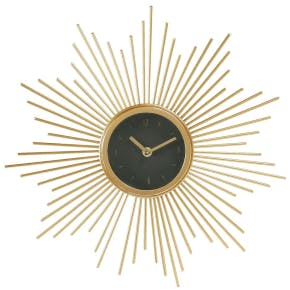 Horloge Solar Métal Dorée 42cm