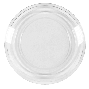 Assiette En Plastique Transparente Circle D.27,8cm
