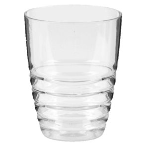 Circle Helder Plastic Glas D.9 X H.11,5cm