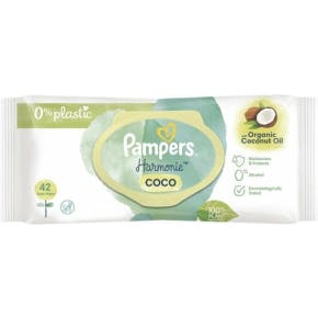 Pampers Lingettes Humides Harmonie Coco 42 Pces