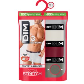 Dim Pack 3 Boxers Coton Stretch