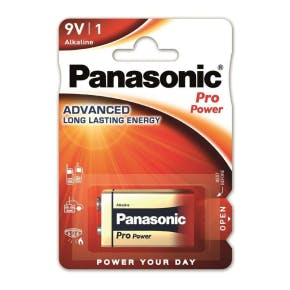 Panasonic Pro Power 9v 6lr Batterij - 1 Stuk