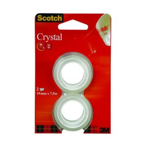 Scotch Tape Crystal 19x7,5m Bls 2