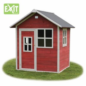 Exit Loft 100 - Houten Speelhuisje - Rood
