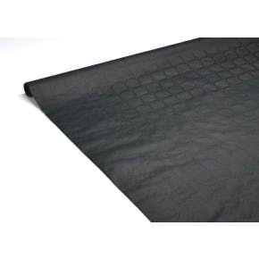 Zwart Damast Tafelkleed 1,18x6m 