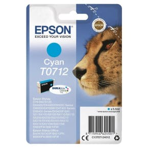 Epson Inktpatroon T0712 Cyaan